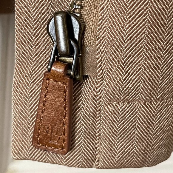 Ralph Lauren | Lightweight Silk Tan Jacket - Picture 8 of 12